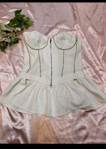 White Corset Top