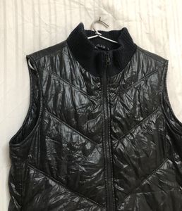 Old Navy Black Puffer Cozy Full Zip Jacket