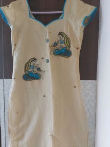 Silk Suit With Dupatta And Salwar