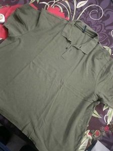 Olive Green Henley Top , Altheory