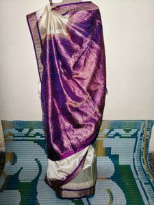 Cream Colour Saree