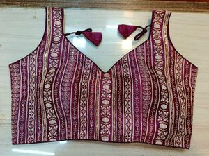 Purple & Gold Sequin Blouse