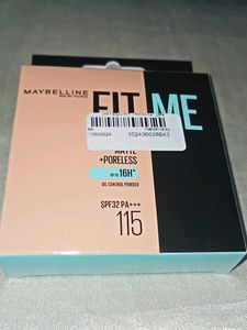 Maybelline Fit Me Powder (115) &amp; Sheglam Sponge