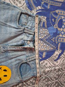 Painted Denim Jeans