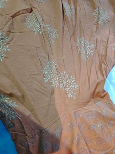 Orange Floral Dress