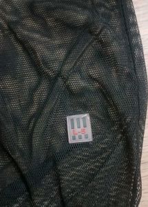 Black Mesh Bomber Jacket