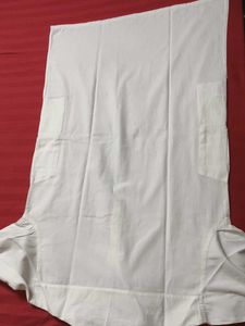 Khaadils Men White Cotton Casual Kurta