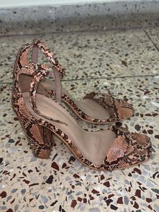 Cheetah Print Block Heel