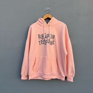 Pink Graphic Hoodie