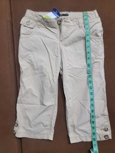 Tan Capri Pants