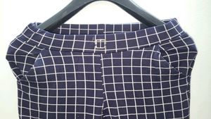 Formal Checkered Business Trouser