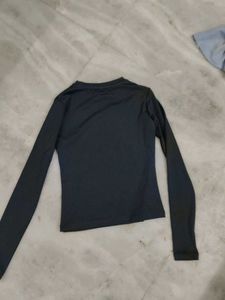 Grey Full Sleeve Top