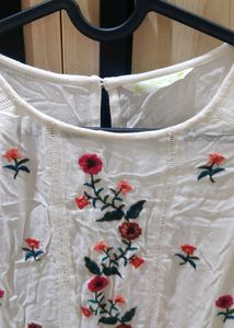 White Floral Dress