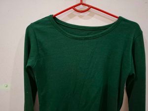 Green Long Sleeve Tee