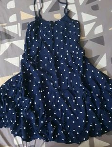 Women Skater Dark Blue Dress