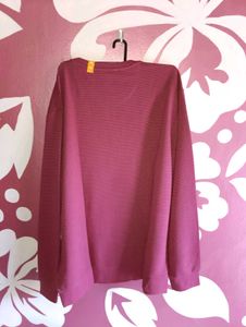 Burgundy Knit Sweater