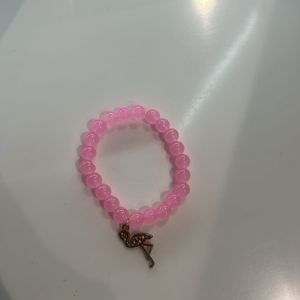 Pink Flamingo Charm Bracelet