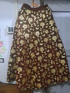 Velvet Skirt Lehenga