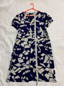 Abstract Print Dress