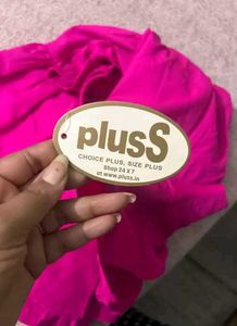 Newme Pink Midi Dress From Pluss