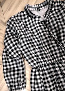 Gingham Checkered Dress