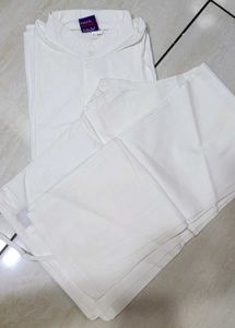 White Cotton Kurta