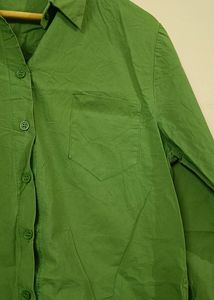 KOREA Imported Parrot Green Women&#39;s Shirt