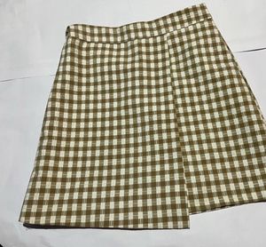Gingham Mini Skirt