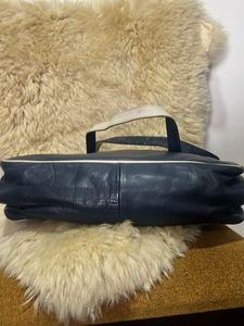 Tous Brand Stylish Navy Blue Tote Bag