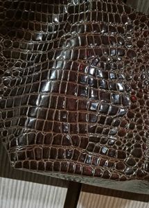 Faux Crocodile Tote Bag