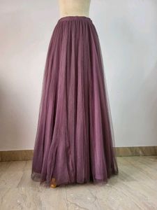 Elegant Purple Tulle Skirt ,Length  42 Inches