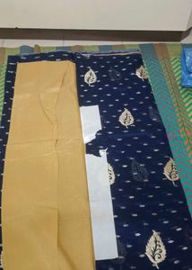 New Leaves Navy Blue Saree