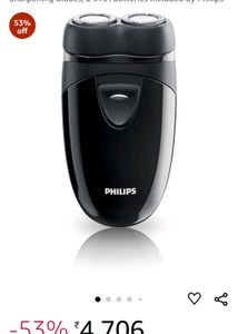 Philips Men Travel Shaver With Close Cut Tecnology