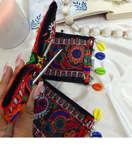 Embroidered Hair Accessory Bow navratri