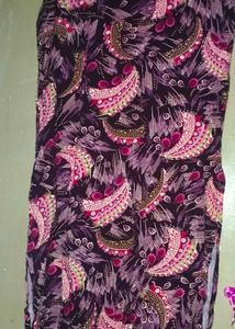 Printed Pink kurti