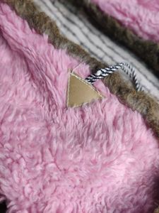 Pink Faux Fur Baby Jacket