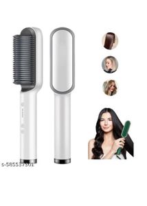 Green Hair Straightener Brush