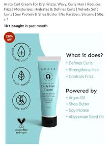 Arata Hair Curl Cream