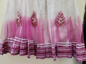 Pink Embroidered Lehenga Choli Set