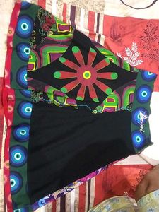 Colorful Patchwork Skirt