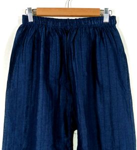 Navy Blue Ethnic Pant (Women)