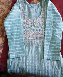 Light Blue Kurti
