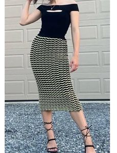 Zara Knit Crop Top &amp; Skirt Set