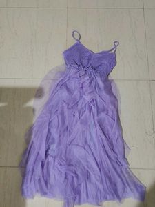 Lavender Dress (Free Size)