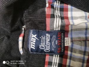 Max Winter Coat For 5 To 6 Year Boys