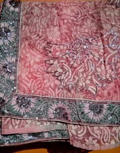 Embroidered Floral Saree