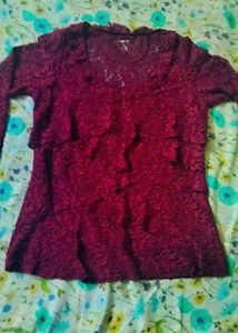 Marun Sexy Top