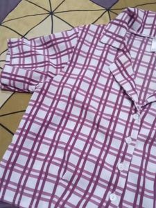 Checked Button-Down Shirt