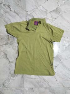 Men T-shirt Pista Green
