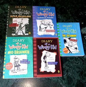Diary of a Wimpy Kid Set 5 Books